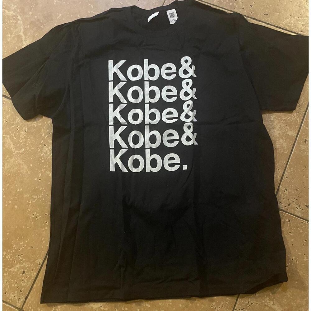 Kobe Bryant Cotton T-Shirt Kobekobekobe Black